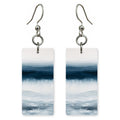 Navy Fog Lament Earrings | FWX2417
