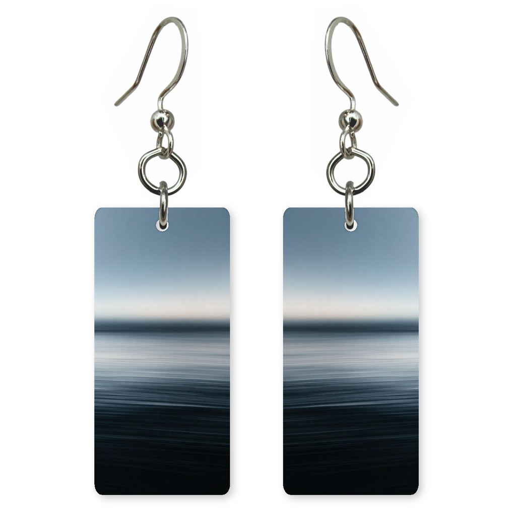 Pewter Black Quietude Earrings | FWX2418
