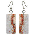 Ivory and Rust Parting Earrings | FWX241