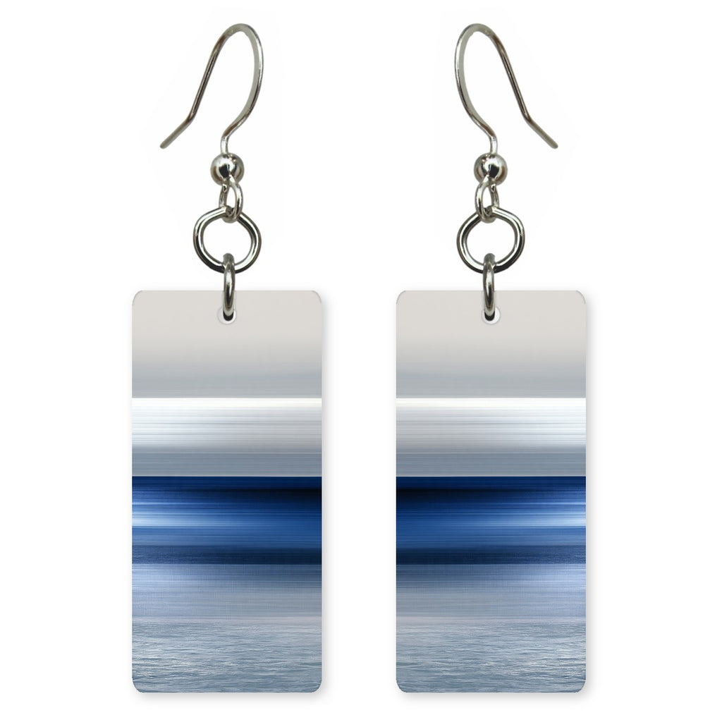 Sapphire Chrome Focus Earrings | FWX2421