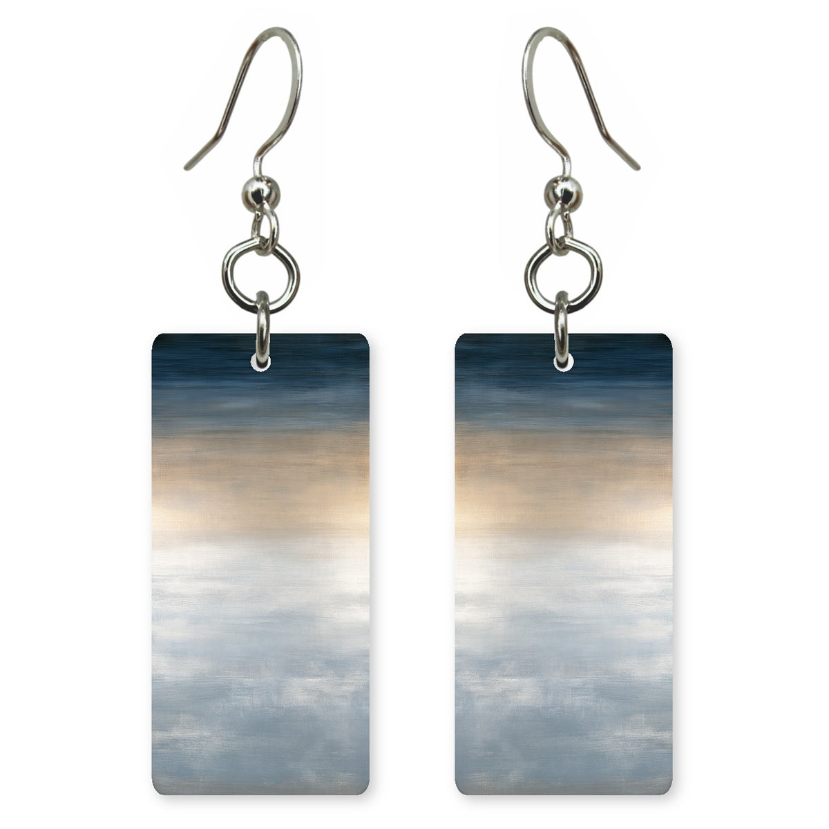 Silver Champagne Hush Earrings | FWX2435