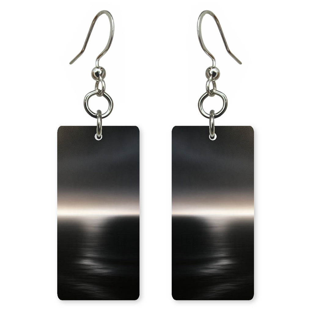 Black Moonlit Grief Earrings | FWX2436