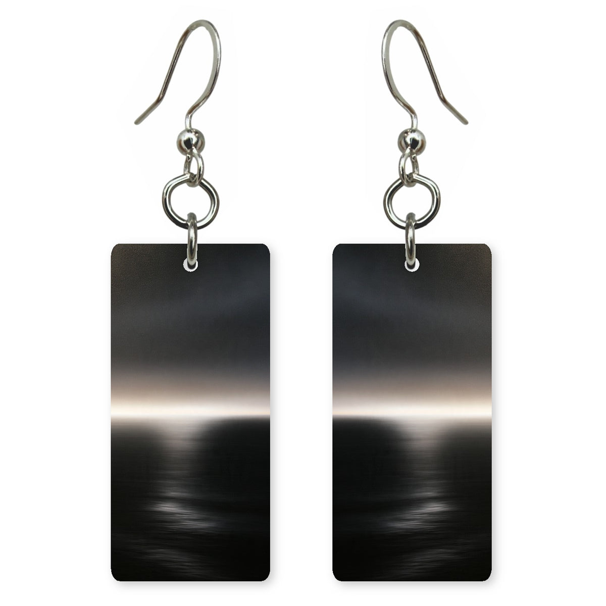 Black Moonlit Grief Earrings | FWX2436