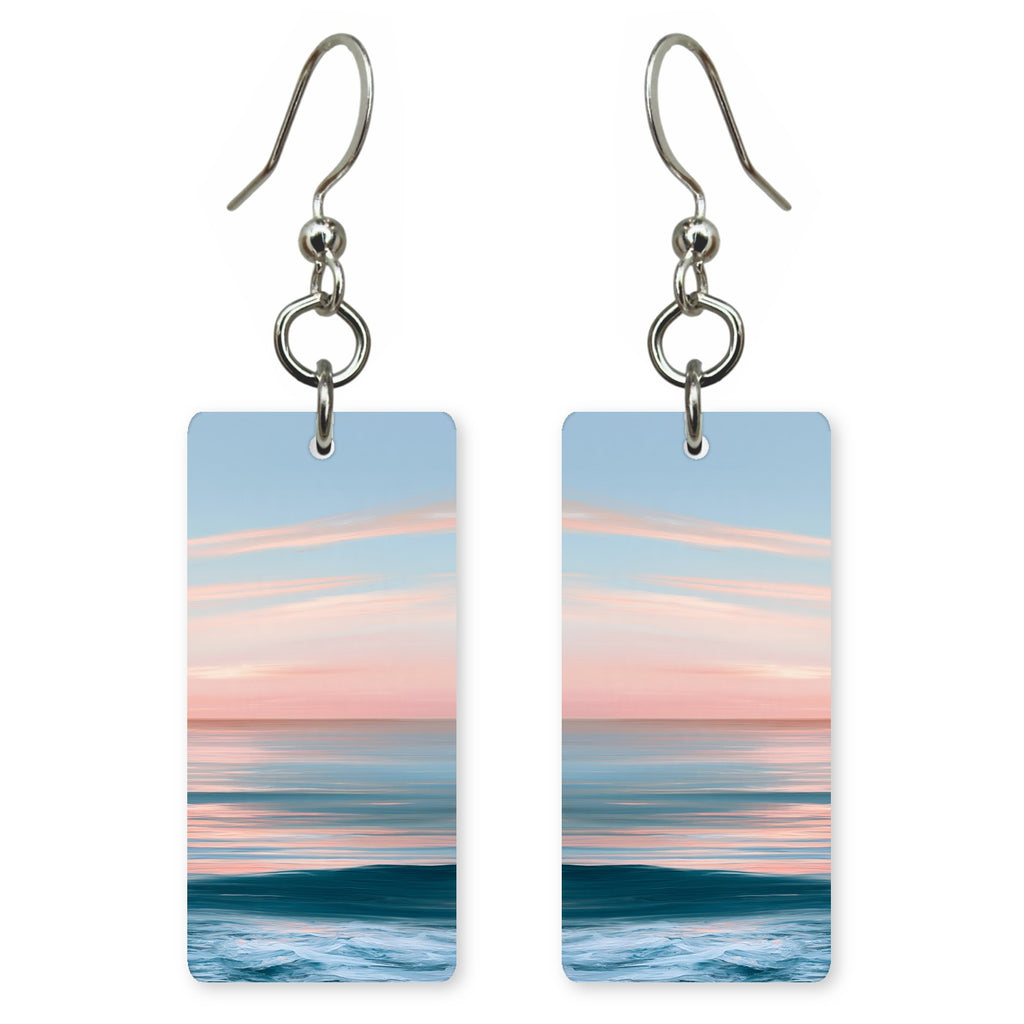 Salmon Ocean Wistfulness Earrings | FWX2439
