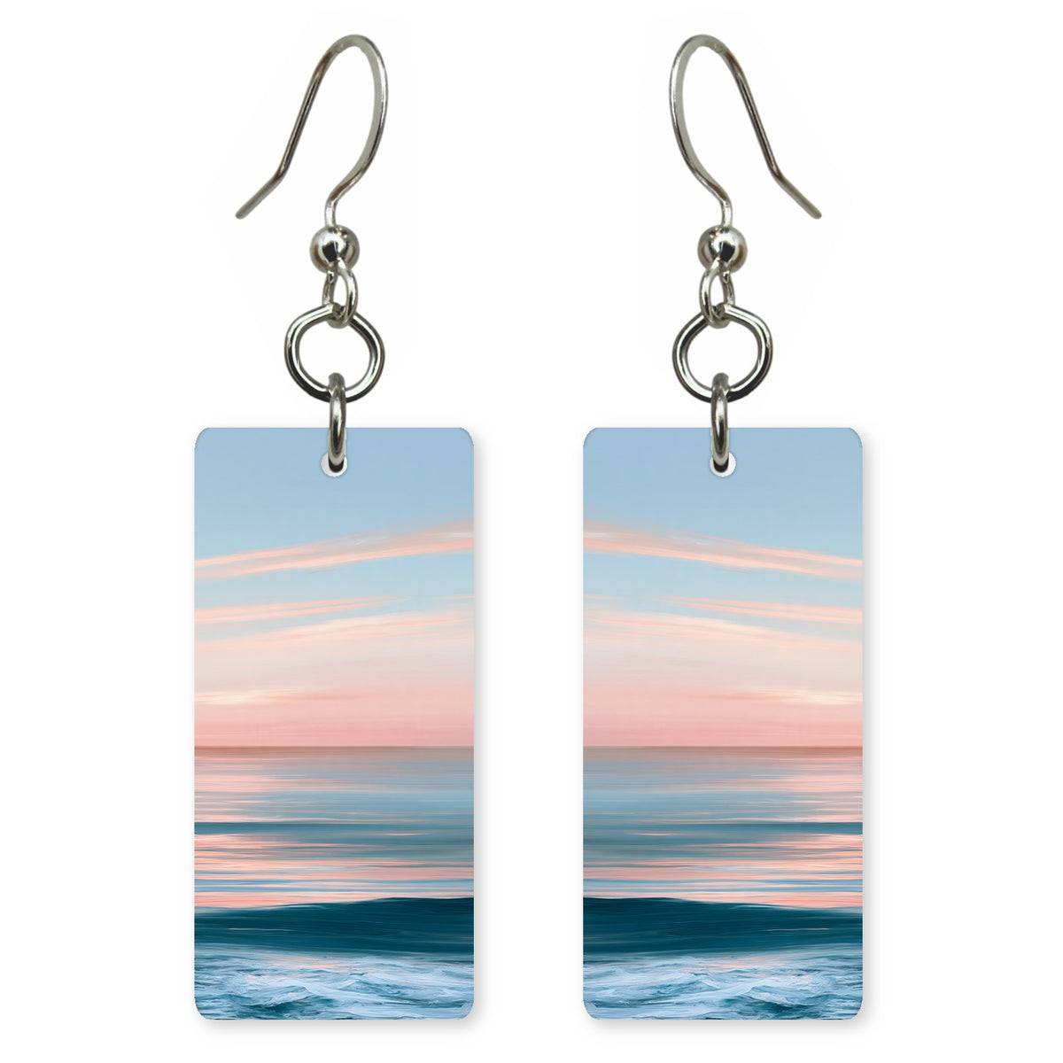Salmon Ocean Wistfulness Earrings | FWX2439