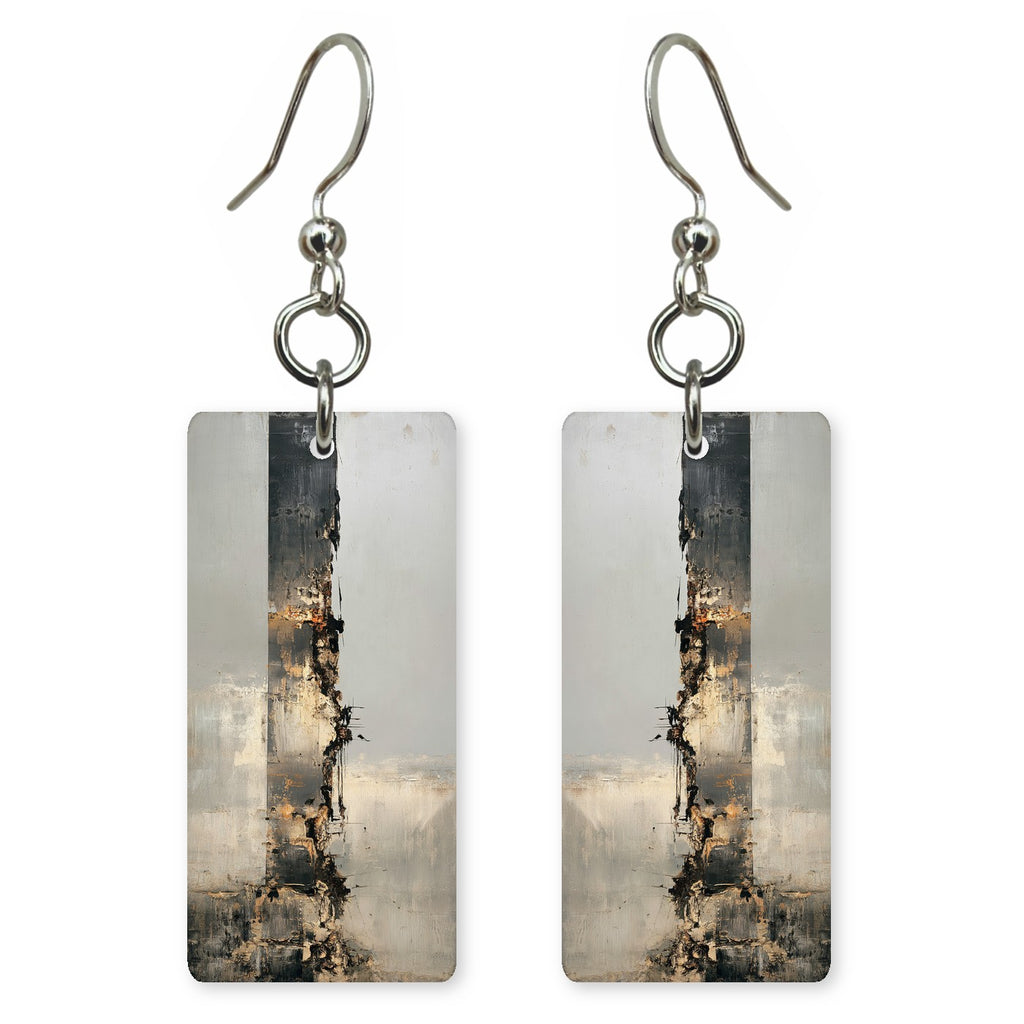 Ash Ochre Fracture Earrings | FWX2443
