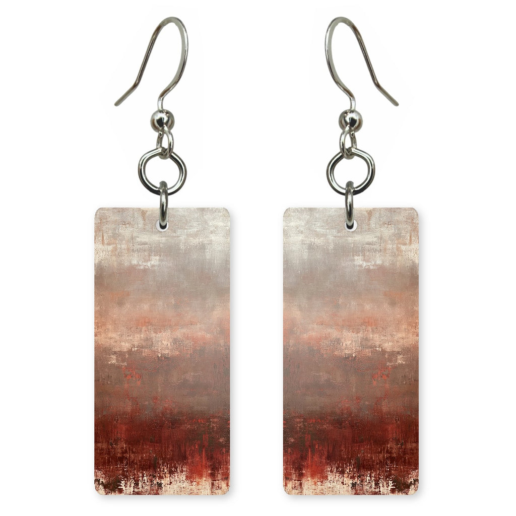 Rust Ash Erosion Earrings | FWX2446