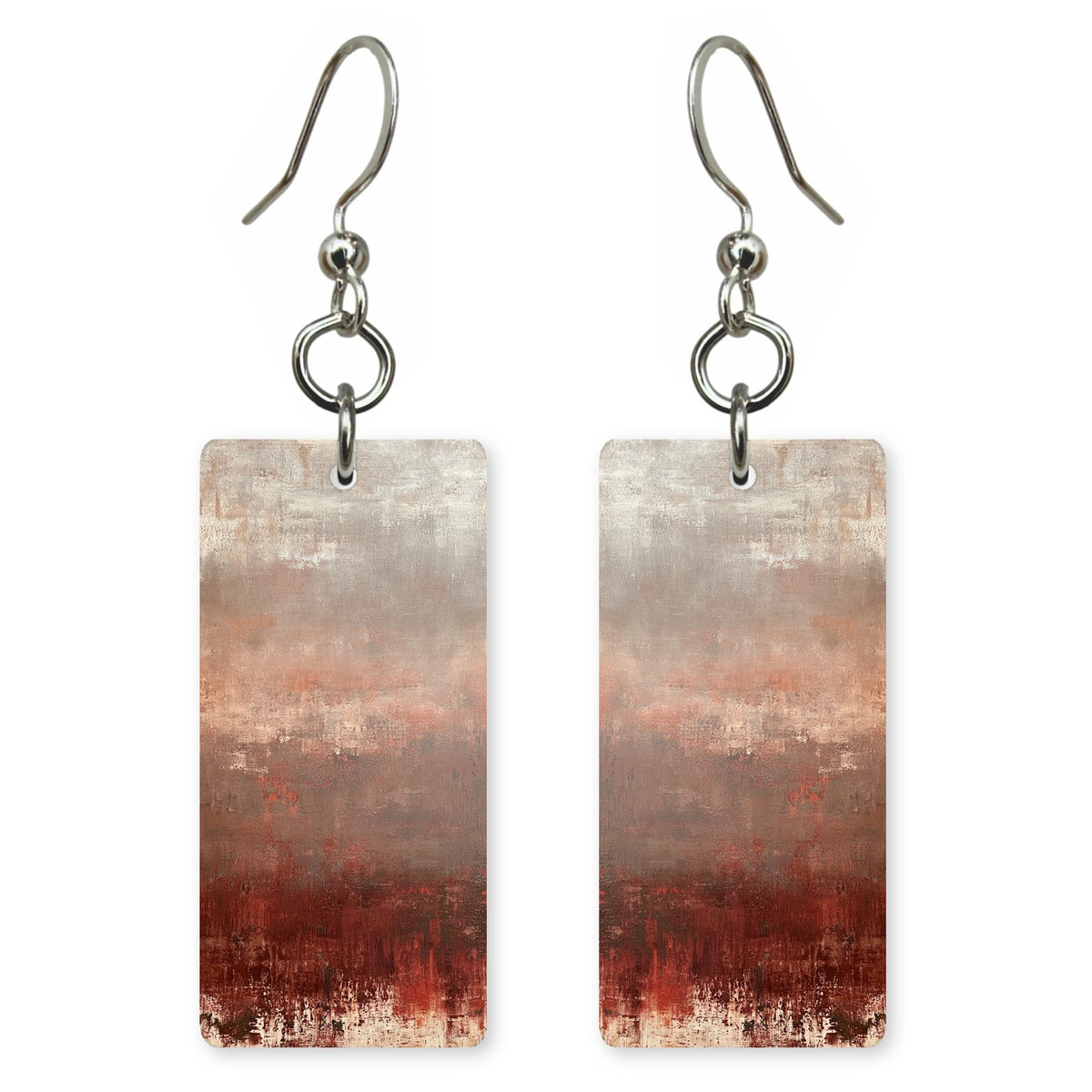 Rust Ash Erosion Earrings | FWX2446