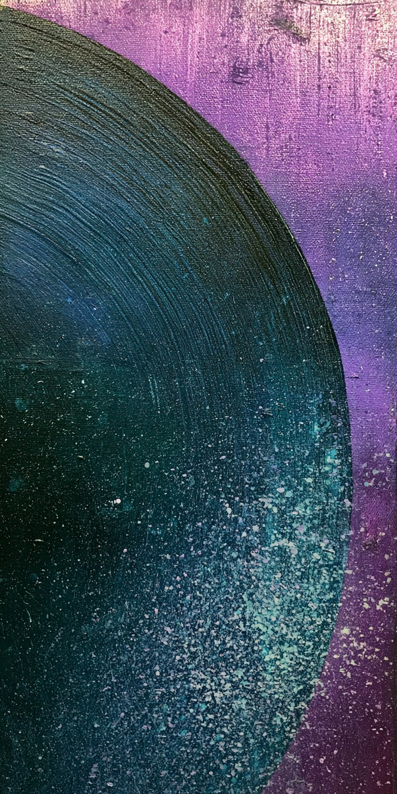 Plum Teal Eclipse Earrings | FWX2447