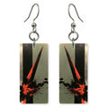 Sage Red Confrontation Earrings | FWX2449