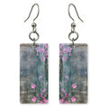 Slate and Pink Hope Earrings | FWX244