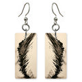 Ink Cream Velocity Earrings | FWX2451