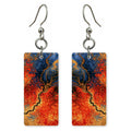 Lava Navy Torrent Earrings | FWX2453