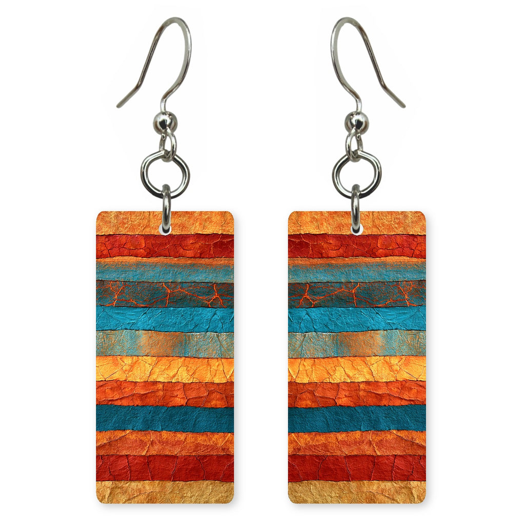 Turmeric Cerulean Heritage Earrings | FWX2459
