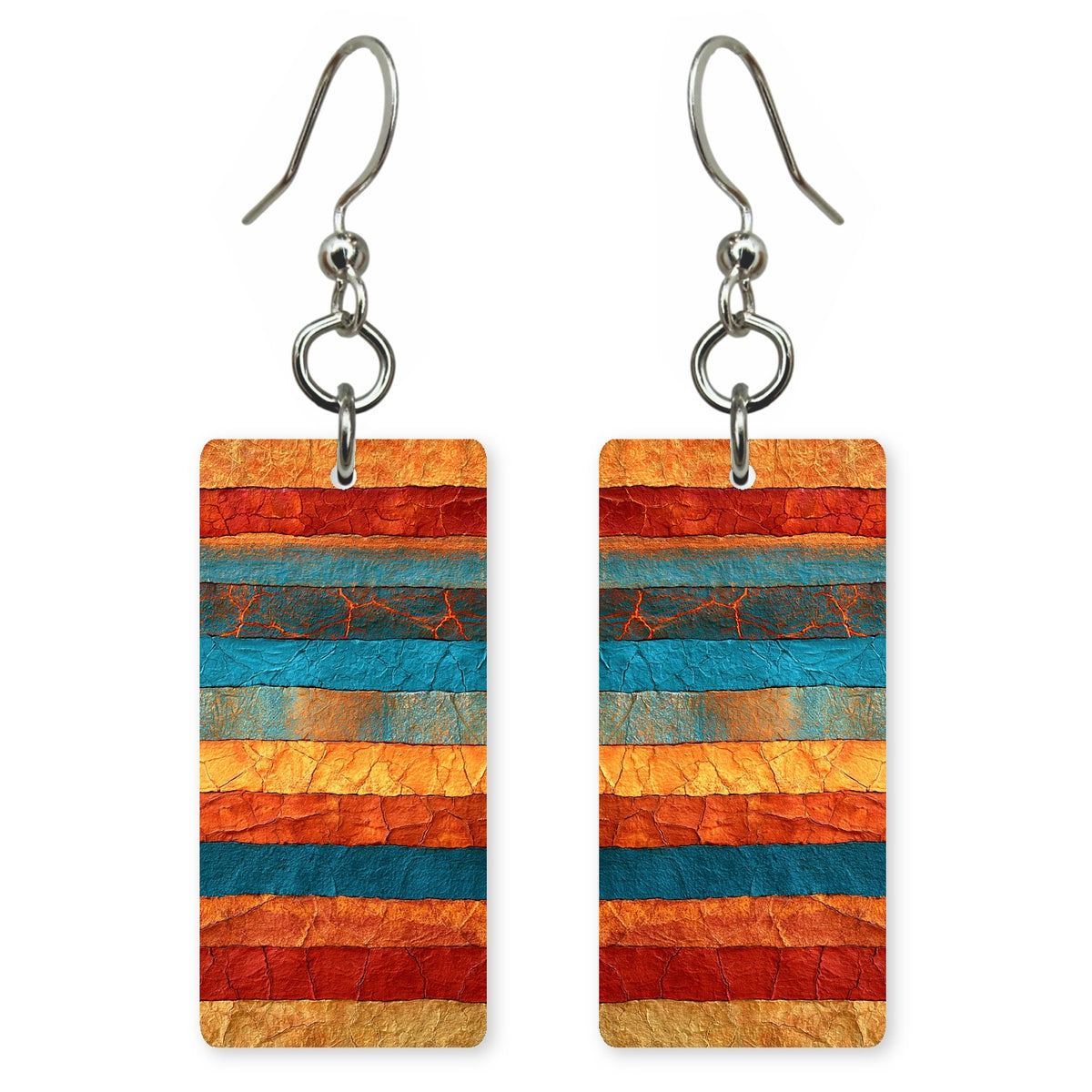 Turmeric Cerulean Heritage Earrings | FWX2459