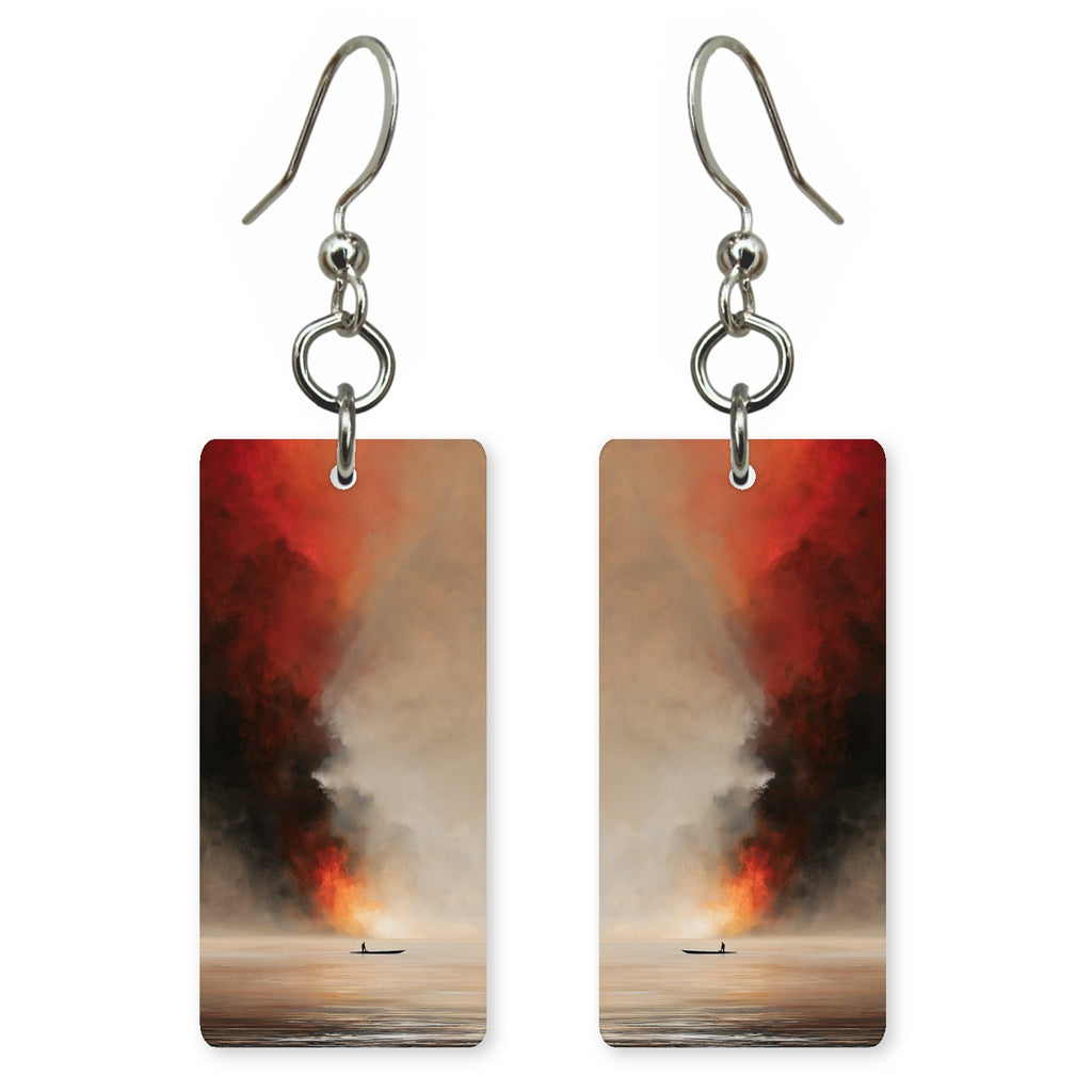 Inferno Ash Dread Earrings | FWX2460