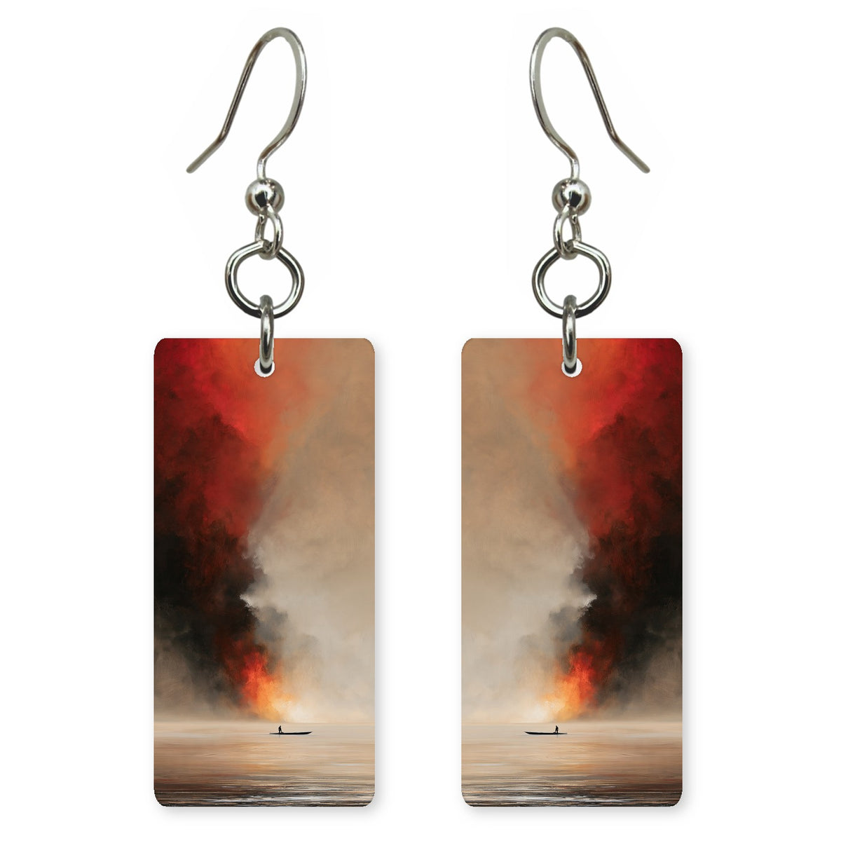 Inferno Ash Dread Earrings | FWX2460