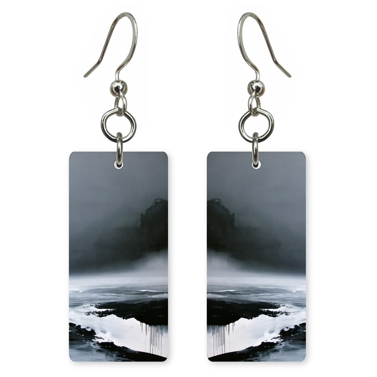 Soot White Crashing Earrings | FWX2462