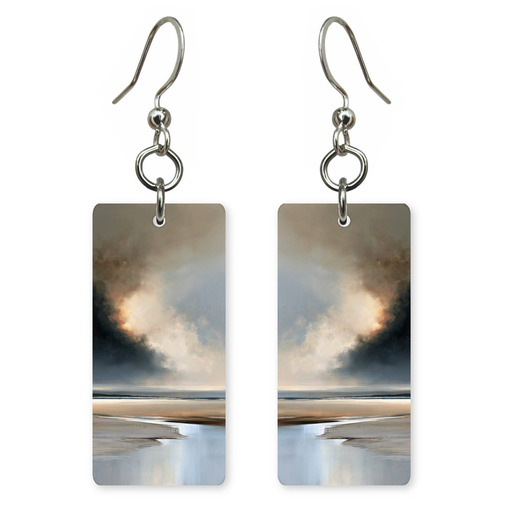 Smoke Sand Foreboding Earrings | FWX2465