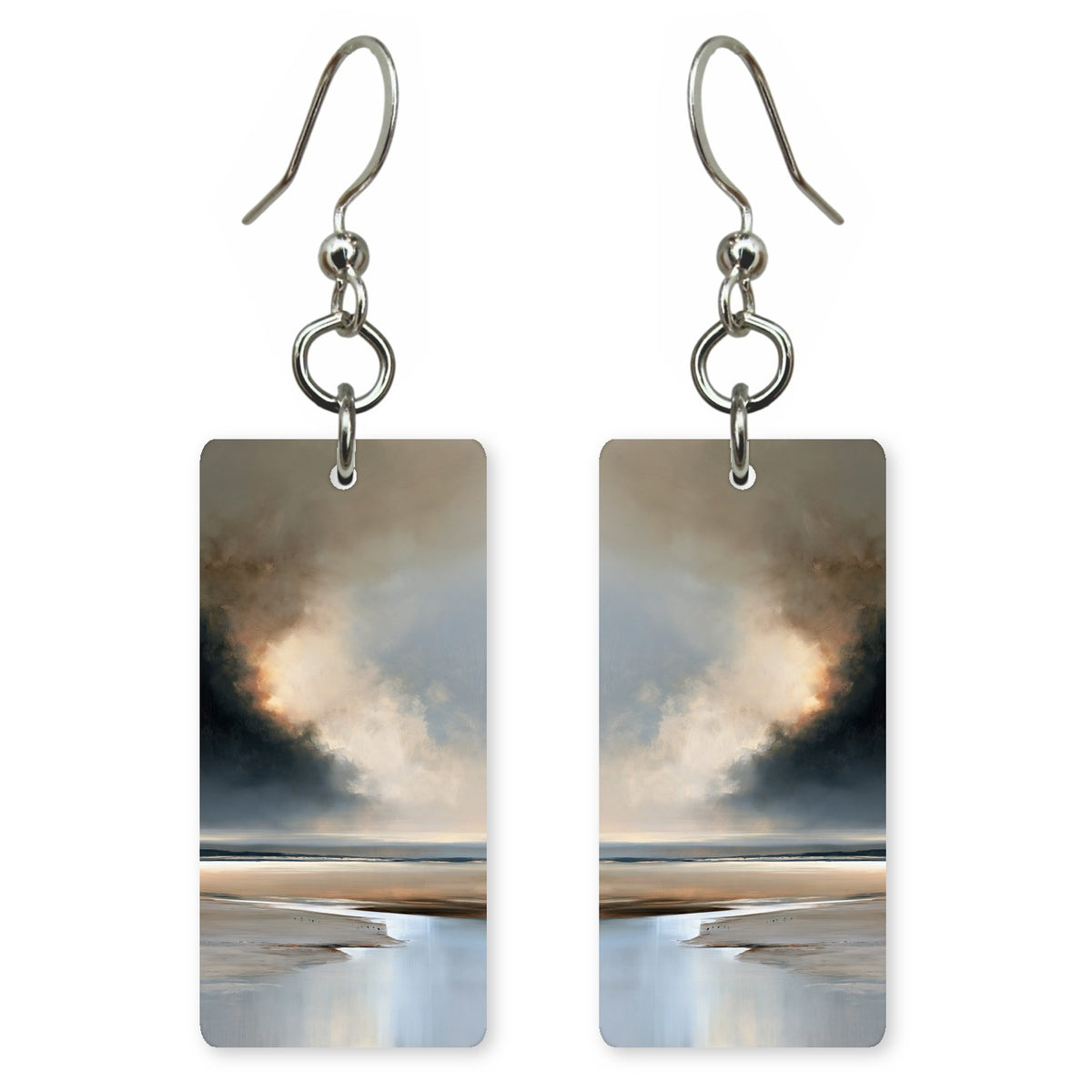Smoke Sand Foreboding Earrings | FWX2465