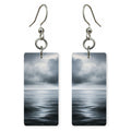 Pewter Tide Brooding Earrings | FWX2466