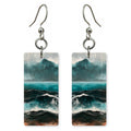 Petrol Rust Tempest Earrings | FWX2467