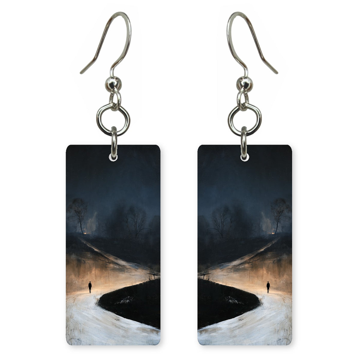 Midnight Path Uncertainty Earrings | FWX2469