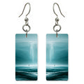 Aquamarine Veil Wonder Earrings | FWX2471