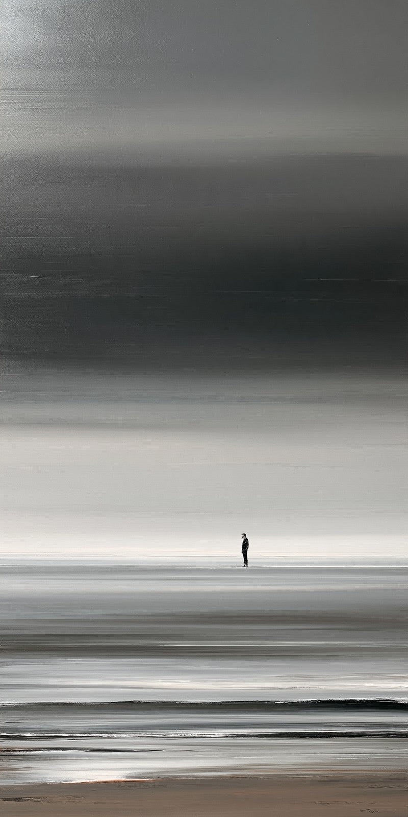 Graphite Gray Aloneness Earrings | FWX2472