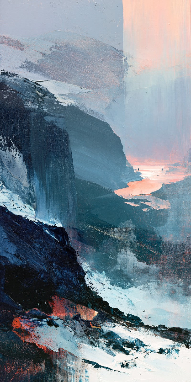 Glacier Ember Collision Earrings | FWX2475