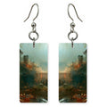 Bronze Moss Decay Earrings | FWX2476