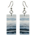 Steel Lake Contemplation Earrings | FWX2477