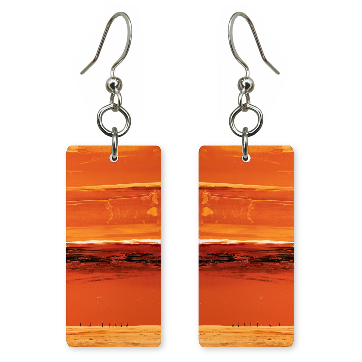 Blaze Orange Pilgrimage Earrings | FWX2479