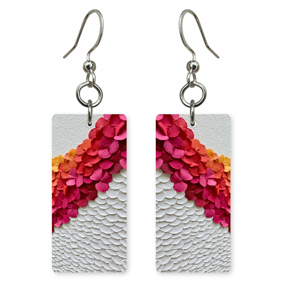 Fuchsia and Pearl Confidence Earrings | FWX247
