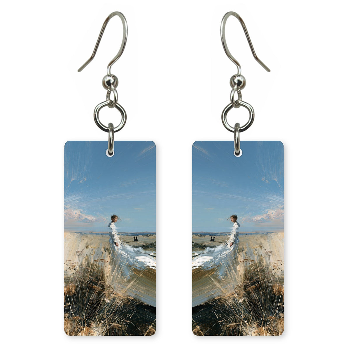 Wheat Sky Abandon Earrings | FWX2480