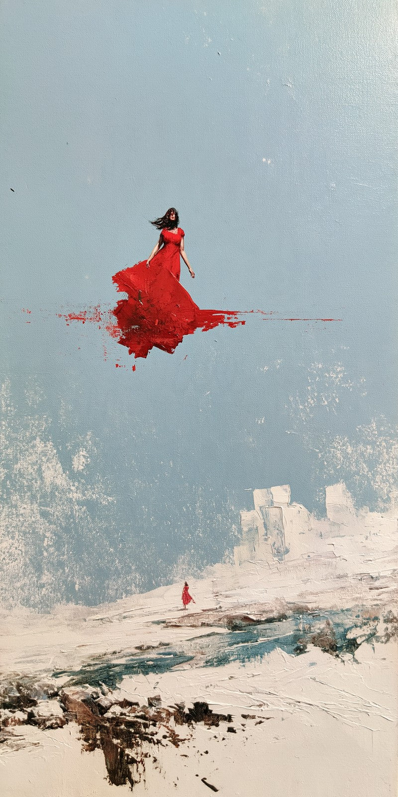 Scarlet Frost Escape Earrings | FWX2483