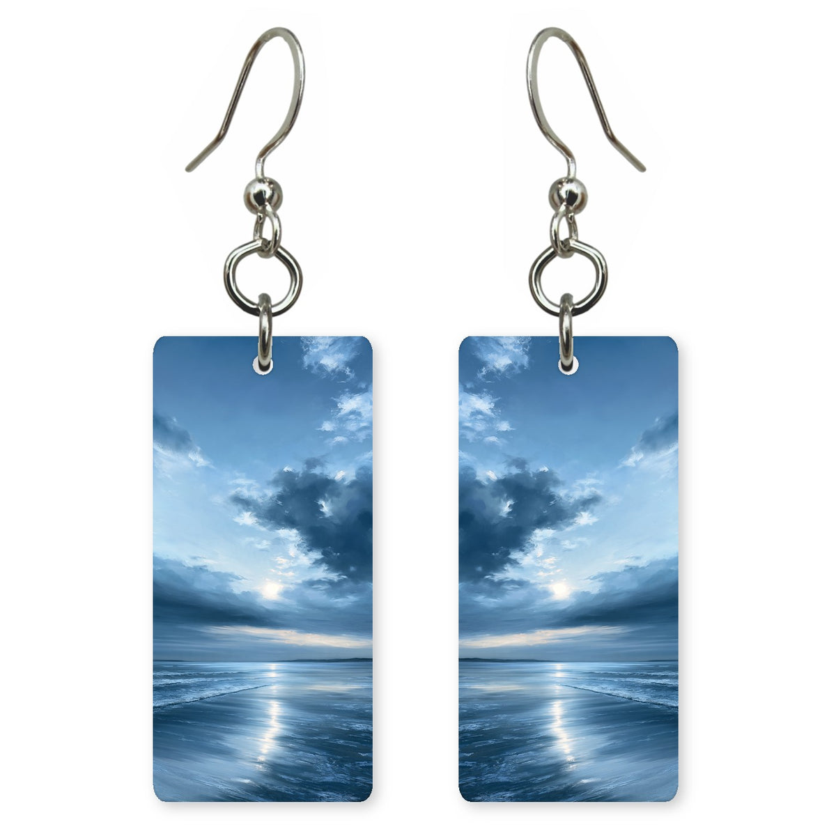 Denim Silver Reverie Earrings | FWX2486