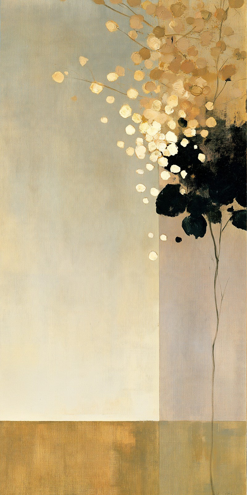 Gold Leaf Blossoming Earrings | FWX2487