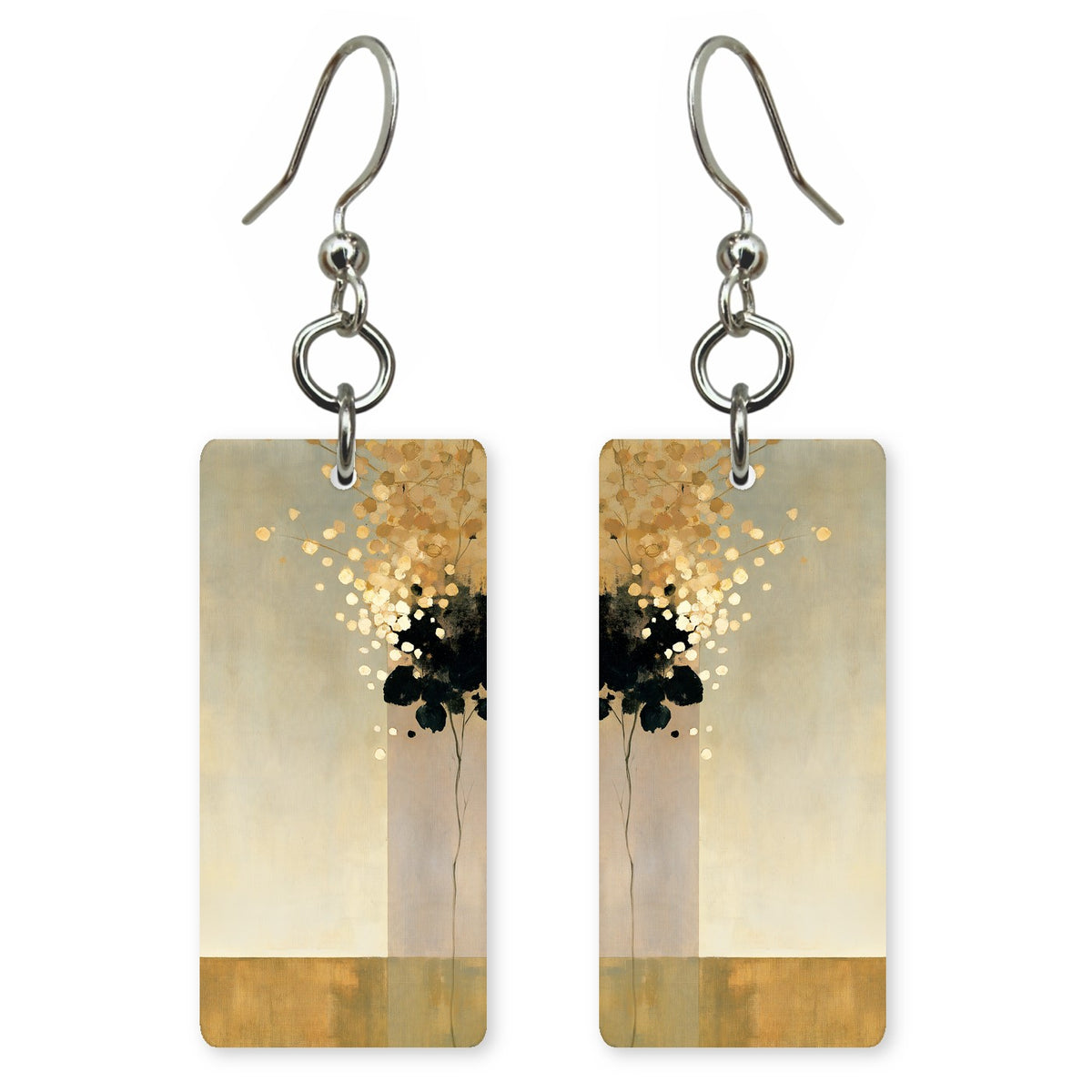 Gold Leaf Blossoming Earrings | FWX2487