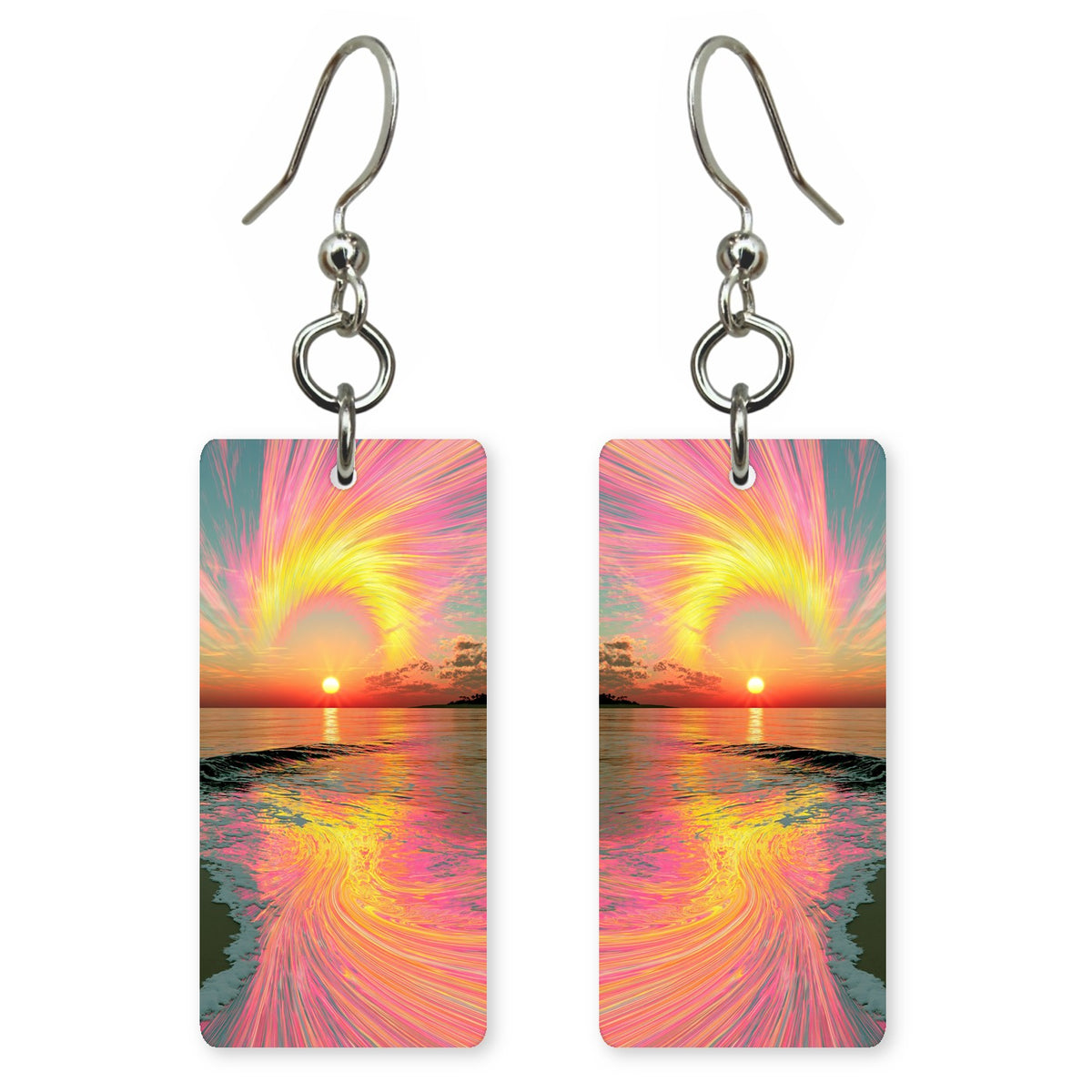 Neon Sunset Euphoria Earrings | FWX2495