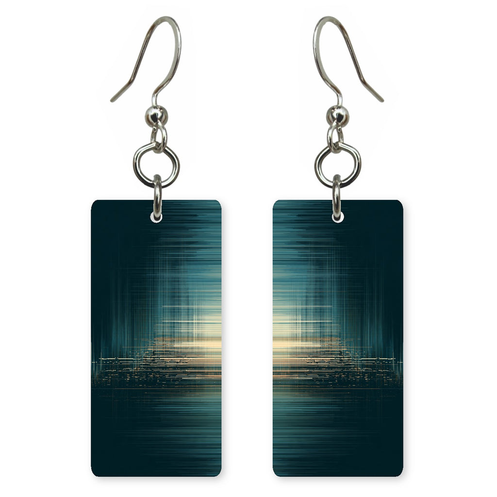 Abyss Teal Static Earrings | FWX2498