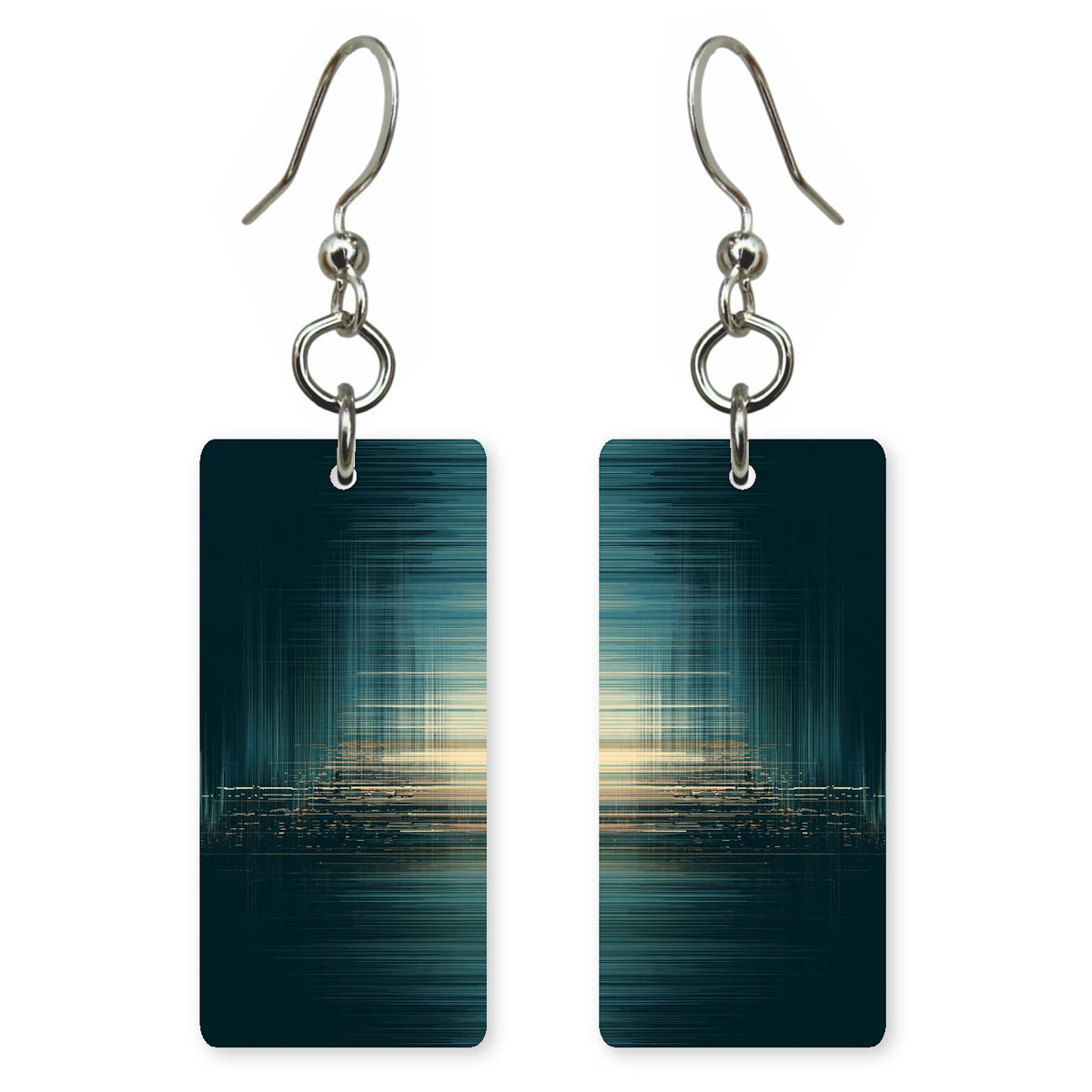 Abyss Teal Static Earrings | FWX2498