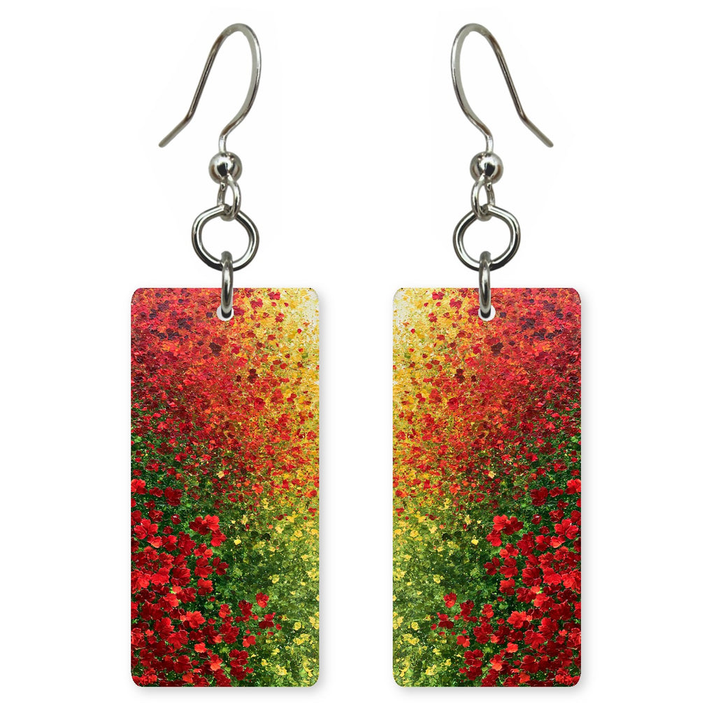 Poppy Red Abundance Earrings | FWX24