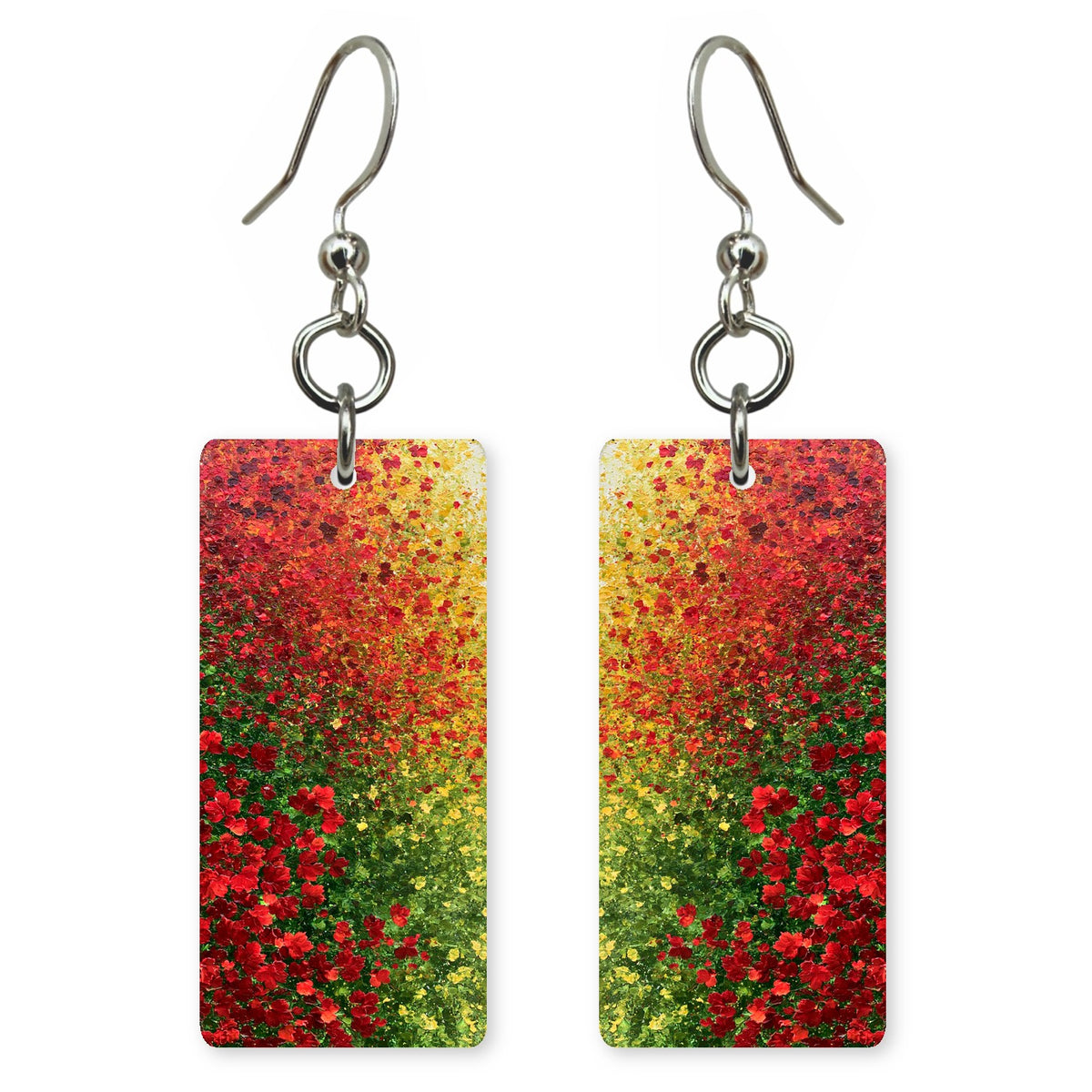 Poppy Red Abundance Earrings | FWX24