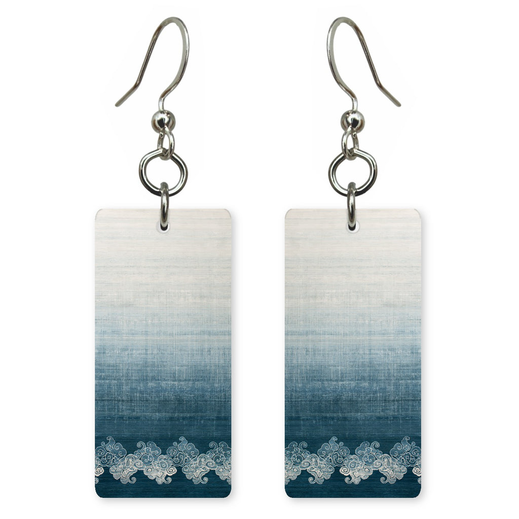 Denim Lace Nostalgia Earrings | FWX2501