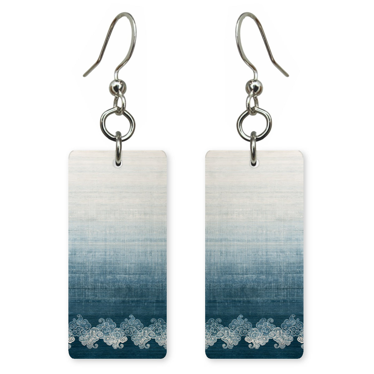 Denim Lace Nostalgia Earrings | FWX2501