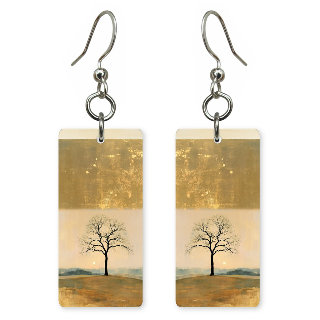 Gilt Bare Steadfastness Earrings | FWX2502