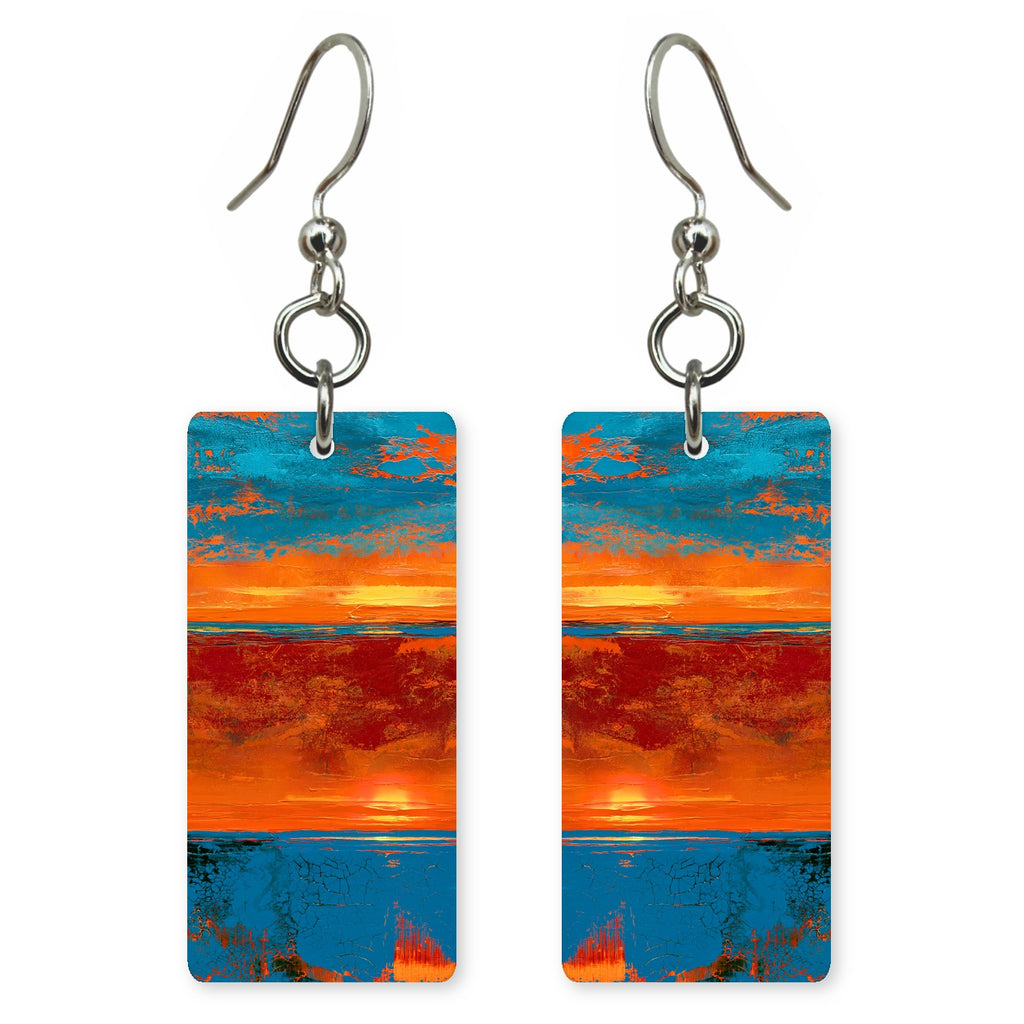 Flame Cobalt Fervor Earrings | FWX2505
