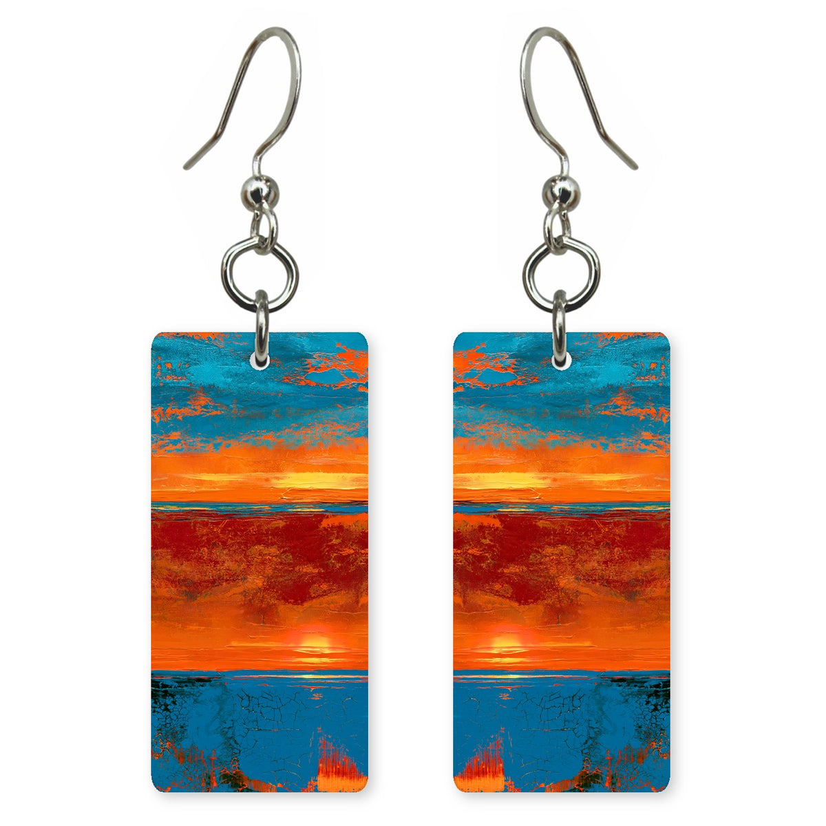 Flame Cobalt Fervor Earrings | FWX2505