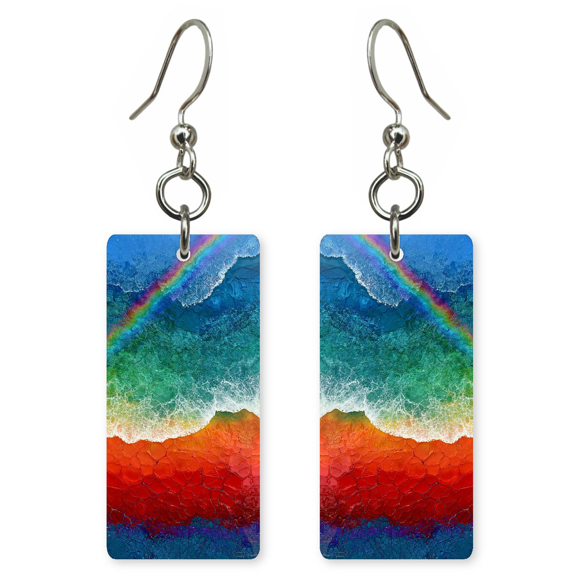 Emerald Ruby Radiance Earrings | FWX2506